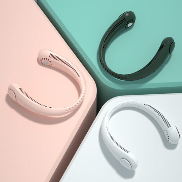 Leafless Neck Fan for Golfers | USB Rechargeable, Silent & Hands-Free for On-the-Go Comfort