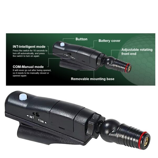 Laser Putting Aid for Golf | Putter Alignment tool With Case & Mini Tripod - Image 2